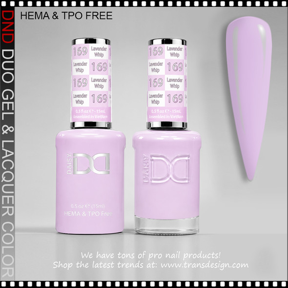 DND Gel Polish Duo HEMA & TPO-Free - #169 Lavender Whip