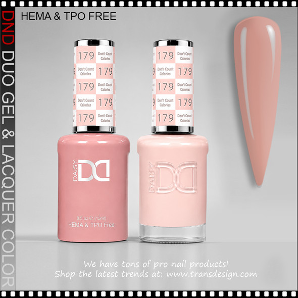 DND Gel Polish Duo HEMA & TPO-Free - #179 Don't Count Calories 