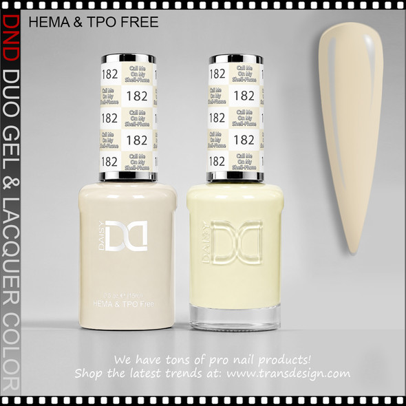 DND Gel Polish Duo HEMA & TPO-Free - #182 Call Me On My Shell Phone