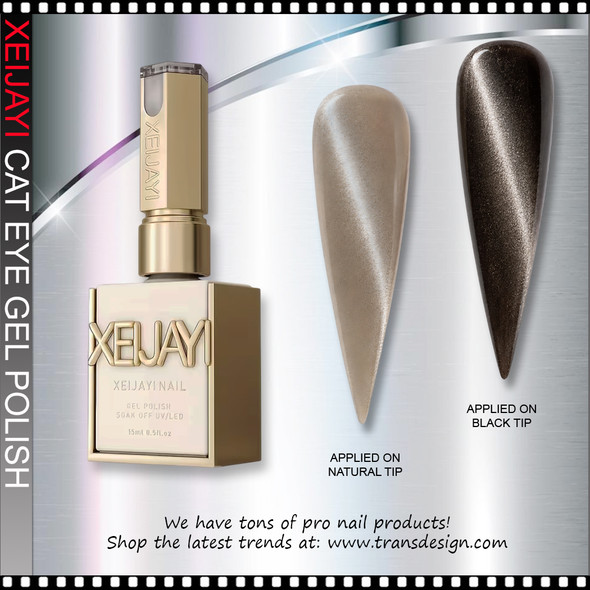 XEIJAYI Gel Polish Cat Eye Bubble Sweet Summer #185