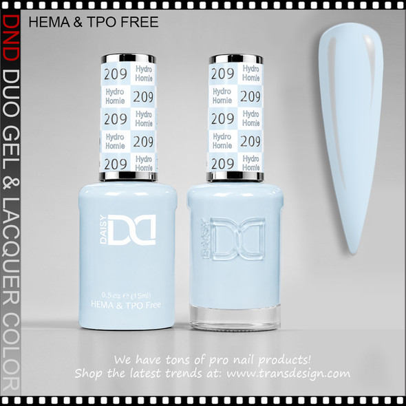 DND Gel Polish Duo HEMA & TPO-Free - #209 Hydro Homie