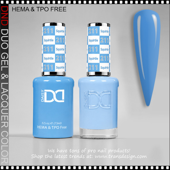 DND Gel Polish Duo HEMA & TPO-Free - #211 Squirtle