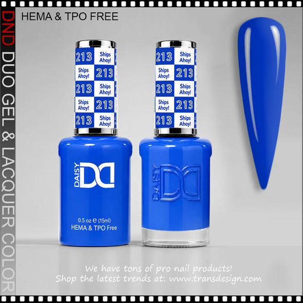 DND Gel Polish Duo HEMA & TPO-Free - #213 Ships Ahoy!