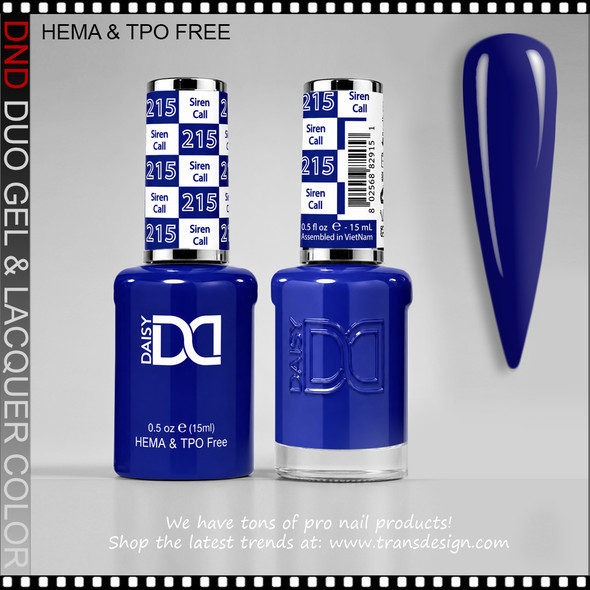DND Gel Polish Duo HEMA & TPO-Free - #215 Siren Call
