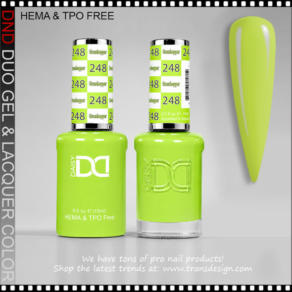 DND Gel Polish Duo HEMA & TPO-Free #248 Grasshopper