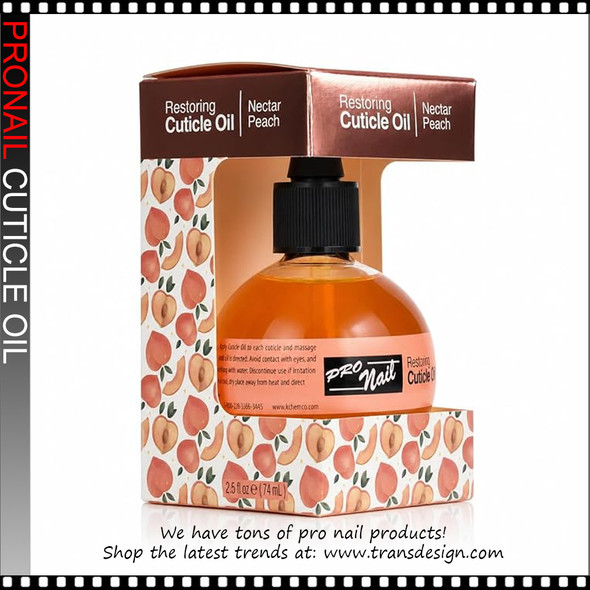 PRONAIL Cuticle Oil Nectar Peach 2.5oz *