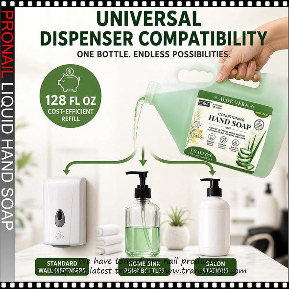 PRONAIL  Aloe Vera Liquid Hand Soap 1gal.