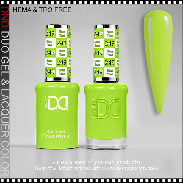 DND Gel Polish Duo HEMA & TPO-Free #249 Slime Time