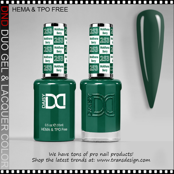 DND Gel Polish Duo HEMA & TPO-Free #253 Mokihana Berry