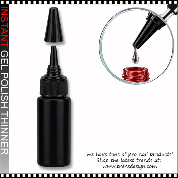 EMPTY DISPENSING BOTTLE with Precision Tip, Black 2oz.