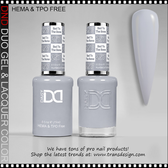 DND Gel Polish Duo HEMA & TPO-Free #257 Bad To The Bone