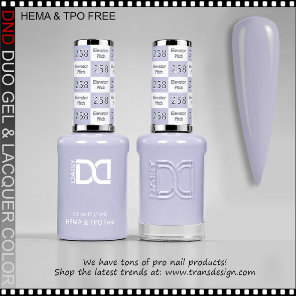 DND Gel Polish Duo HEMA & TPO-Free #258 Elevator Pitch