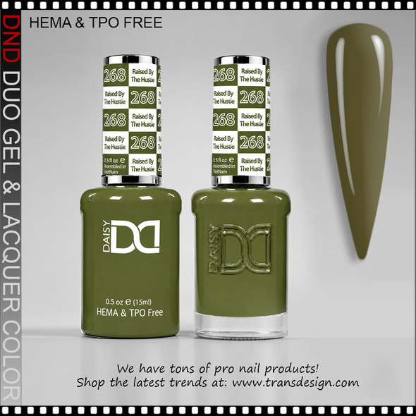 DND Gel Polish Duo HEMA & TPO-Free #268 Raised By The Hustle