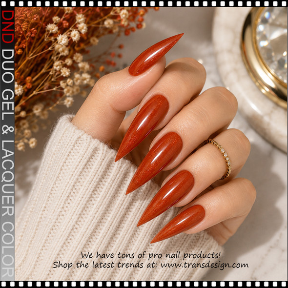 DND Gel Polish Duo HEMA & TPO-Free #278 U.T.Burnt Orange