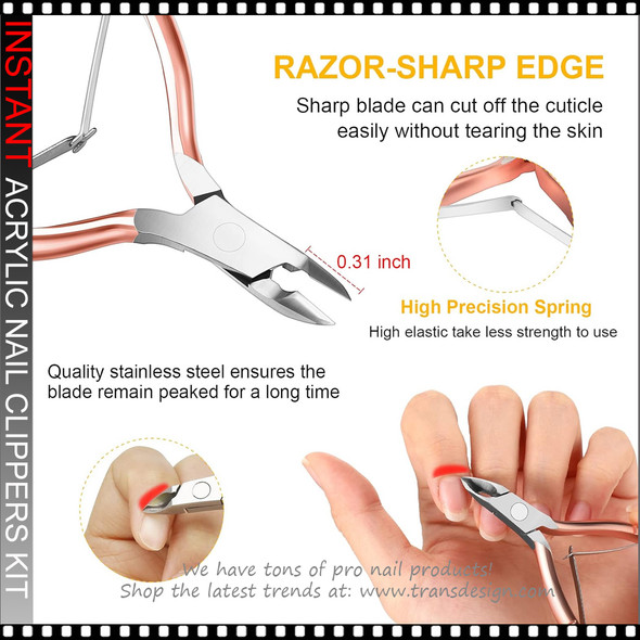 INSTANT PRO. Nipper, Full Jaw - Rose Gold