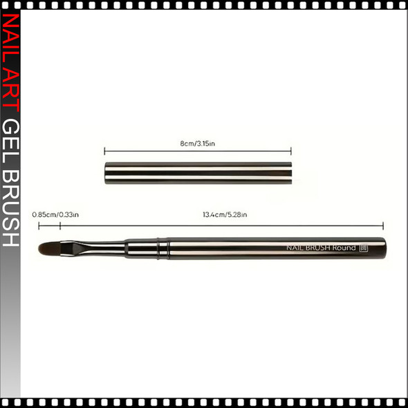 PROFESSIONAL Gel Nail Brush – Round