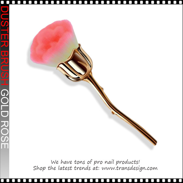 DUSTER Brush Gold Rose/Pink 6.25" Long