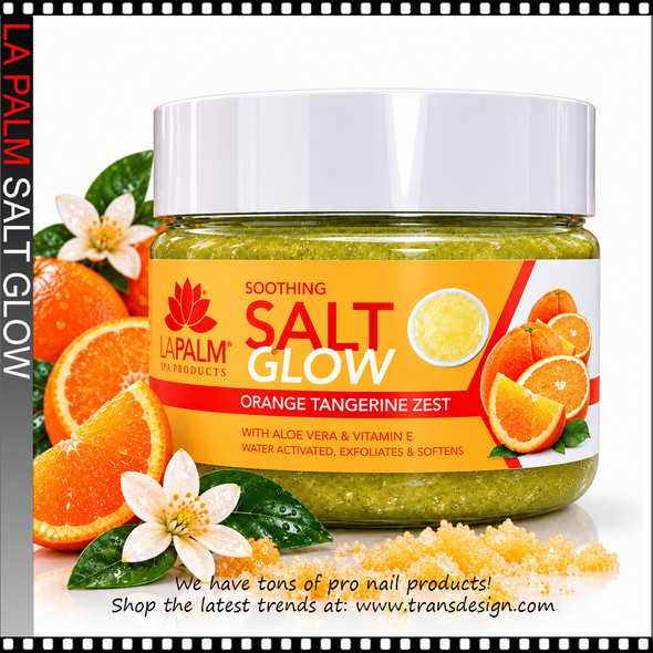 LA PALM Mineral Salt Glow Orange Tangerine Zest 12oz