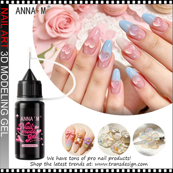 3D NAIL ART MODELING GEL 0.42 OZ.