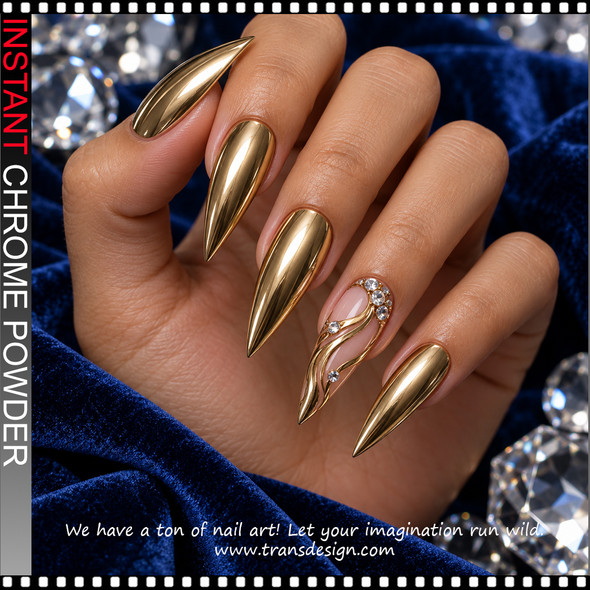 INSTANT CHROME POWDER – ANTIQUE GOLD 0.2 G. #15