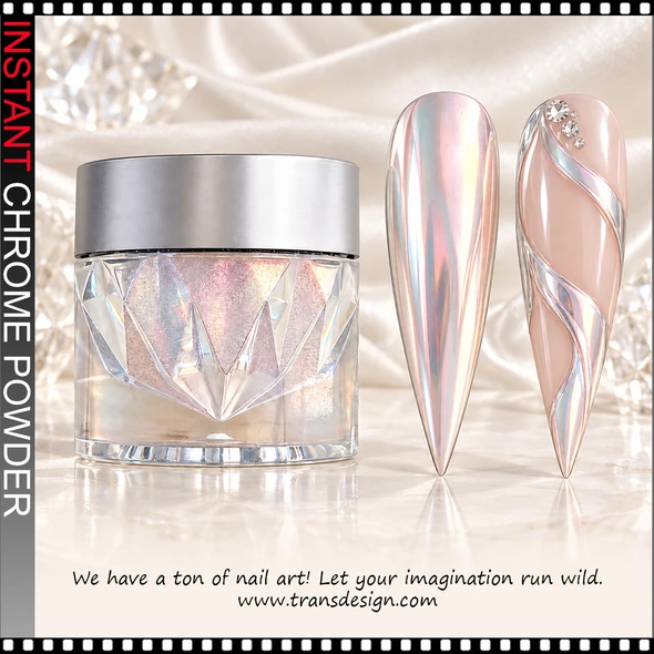 INSTANT CHROME POWDER – AURORA PINK 0.2 G. #17
