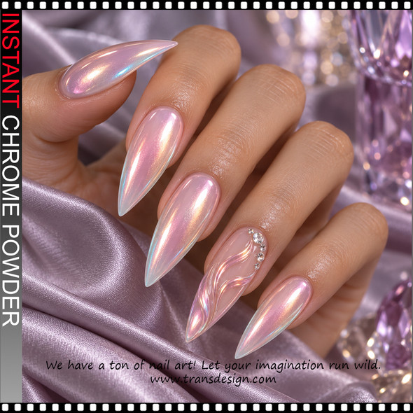 INSTANT CHROME POWDER – AURORA PINK 0.2 G. #17