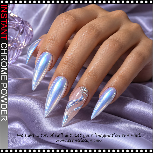 INSTANT CHROME POWDER – AURORA BLUE 0.2 G. #19