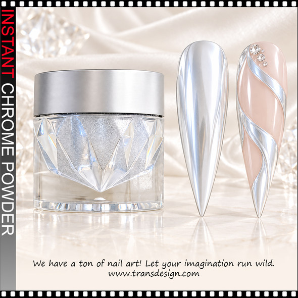 INSTANT CHROME POWDER – AURORA SILVER 0.2 G. #21