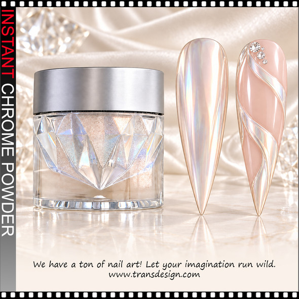 INSTANT CHROME POWDER – AURORA PEACH 0.2 G. #22