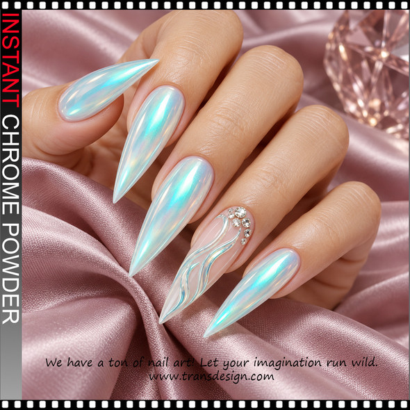 INSTANT CHROME POWDER – AURORA AQUA 0.2 G. #23