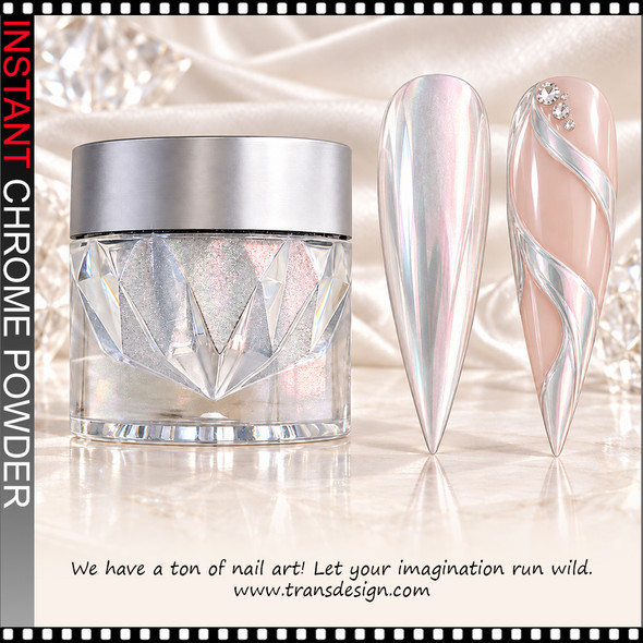 INSTANT CHROME POWDER – AURORA BLUSH 0.2 G. #24