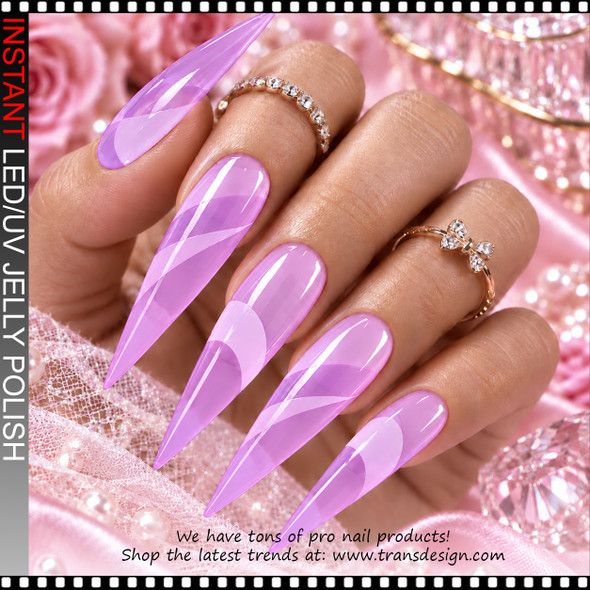 JELLY GEL POLISH – SQUEEZABLE GRAPE 0.5 OZ.
