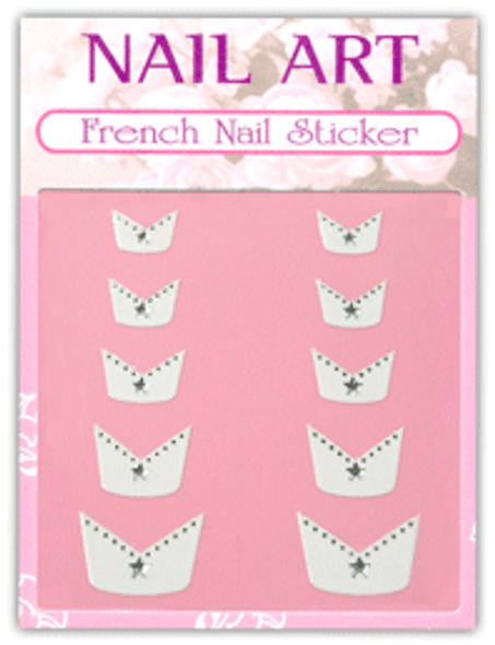 NAIL STICKER Font, Black Alphabet #XF3359 - TDI, Inc