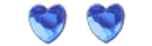 Rhinestone - Heart Aquamarine Size: 3mm 144ct