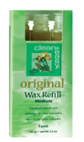 CLEAN+EASY - Original Wax Refill Medium 3/Pack