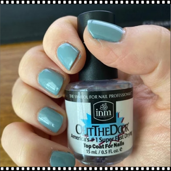 INM-Out The Door Super Fast Drying Top Coat  0.5oz.