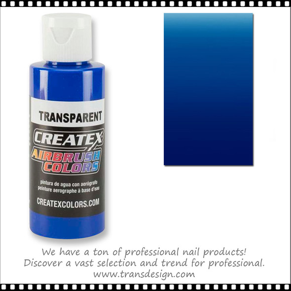 CREATEX AIRBRUSH Transparent Ultramarine Blue 2oz. #5107