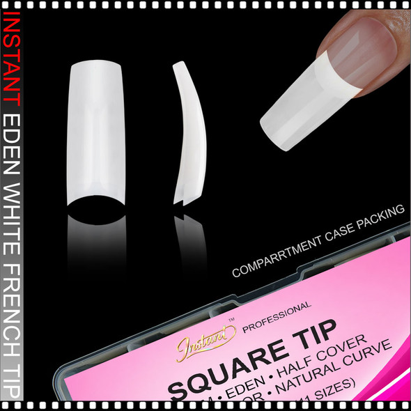 INSTANT SQUARE Medium, EDEN French White, Natural Curve 550/Case