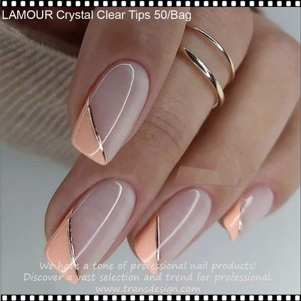 LAMOUR TIP Crystal Clear 50/Bag | Refill