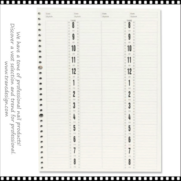 Appointment Book - 4 Columns  Refill