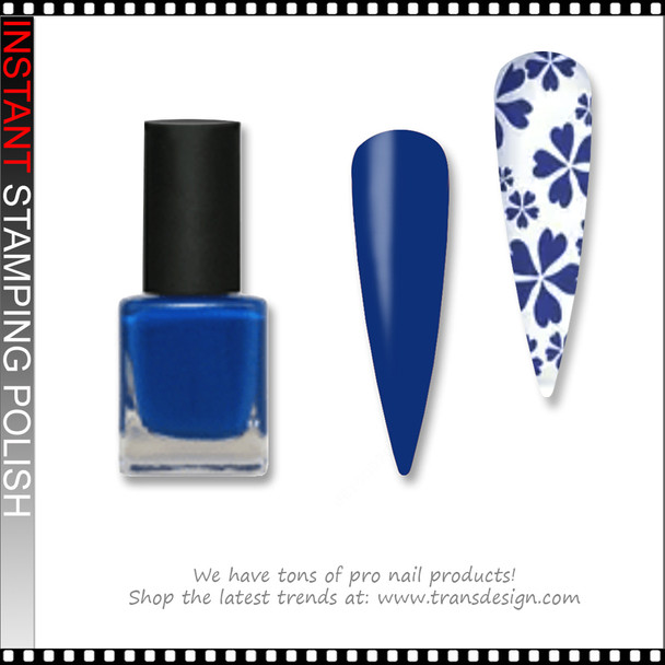 INSTANT STAMPING Polish Blue 0.25oz.