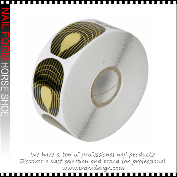 NAIL FORM Horse Shoe Medium 500/Roll
