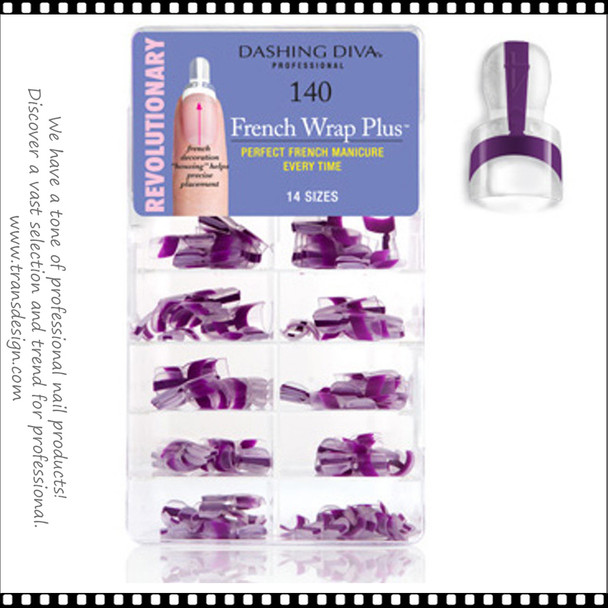 DASHING DIVA French Wrap Plus Thin/Permanent Violet 140/Box #DFW18