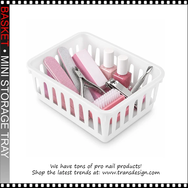 BASKET Mini Storage Tray - White