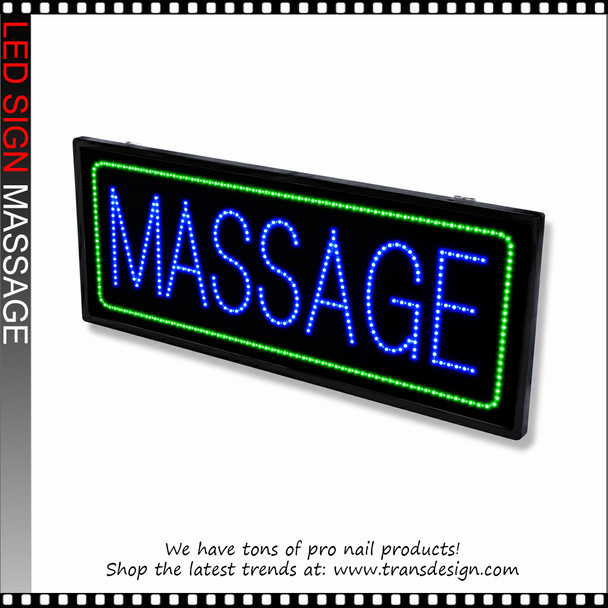 LED Sign - Massage 27'' x 11'' x 1" ( Pick Up Only )