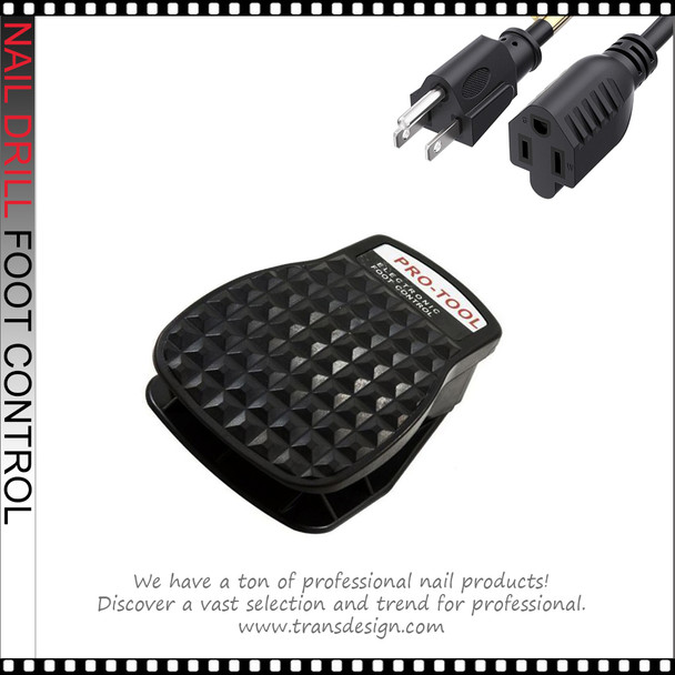 PRO TOOL Foot Speed Control for Nail Drill 110VAC.
