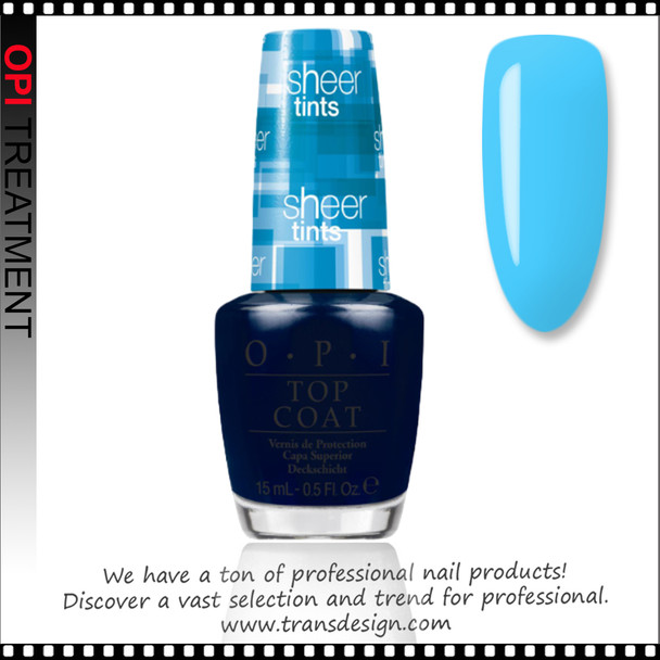 OPI TINTED TOP COAT I Can Teal You Like Me