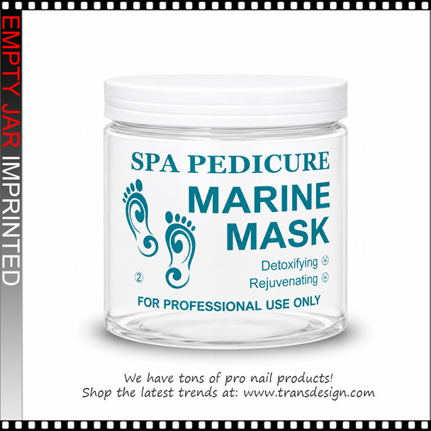 EMPTY JAR - Imprinted "MARINE MASK" 16oz.