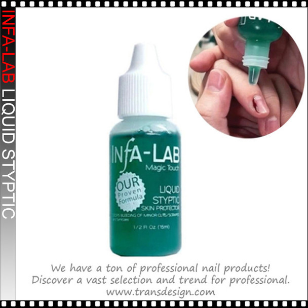 INFA-LAB Magic Touch Liquid Styptic Skin Protector 0.5oz.