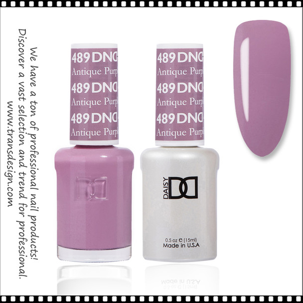 DND Duo Gel -  Antique Purple #489